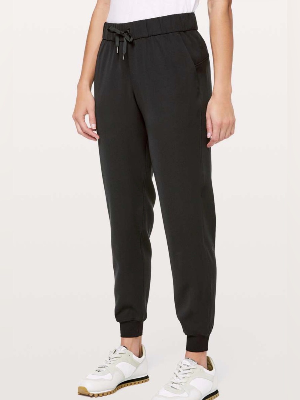Lululemon On The Fly Hi-Rise Black Joggers 28” Size 4